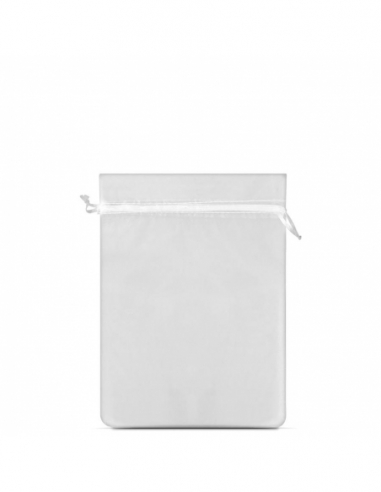 SACCHETTO ORGANZA | bianco 12x15 cm
