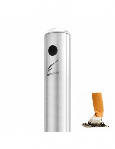POSACENERE A COLONNA | inox satinato