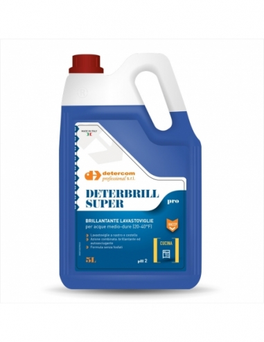 BRILLANTANTE LAVASTOVIGLIE | tanica 5 lt "deterbrill super"