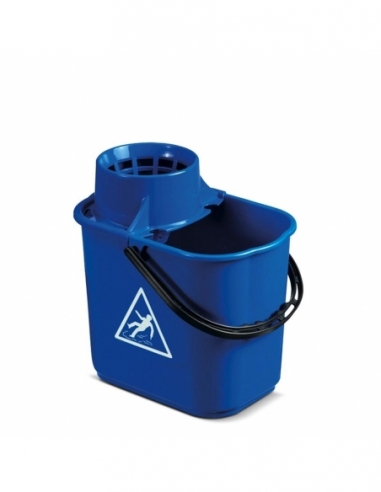 SECCHIO E STRIZZATORE | plastica 16 litri
