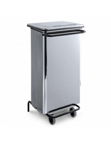 PATTUMIERA 110 LT | acciaio inox lucido
