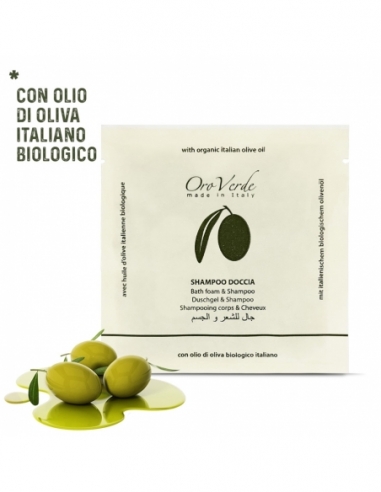 SHAMPOO DOCCIA 20 ml | bustina carta OROVERDE 