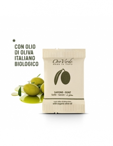SAPONE MONODOSE 12 gr | busta carta OROVERDE 
