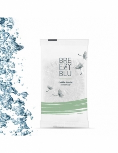 CUFFIA DOCCIA MONOUSO | flow pack BREEZY BLU