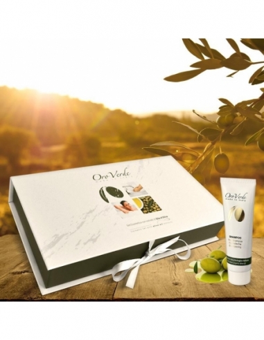 AMENITIES KIT IN COFANETTO MINI OROVERDE