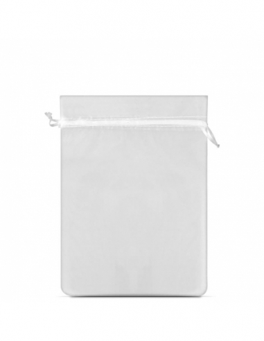 SACCHETTO ORGANZA | bianco 13x18 cm