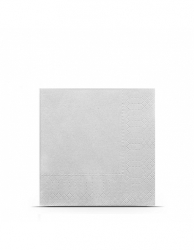 TOVAGLIOLO OVATTA 25x25 | bianco 2 veli