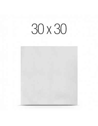 TOVAGLIOLO OVATTA 30x30 | ovatta bianca 1 velo