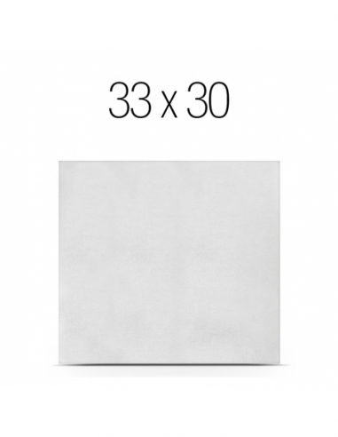 TOVAGLIOLO OVATTA 33x30 | ovatta bianca 1 velo