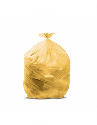 SACCHI IMMONDIZIA 72x110 | trasparenti giallo