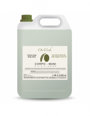 CREMA CORPO OROVERDE | tanica 5 lt ricarica