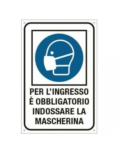 CARTELLO AVVISI | obbligo mascherina