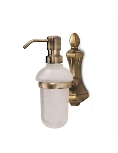 DISPENSER SAPONE LIQUIDO | bronzo antico a parete