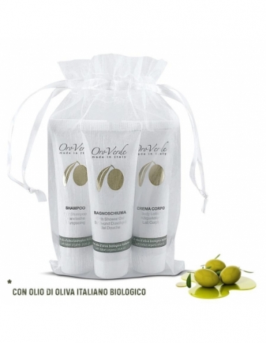 SET COSMETICO | sacchetto tubetti OROVERDE 
