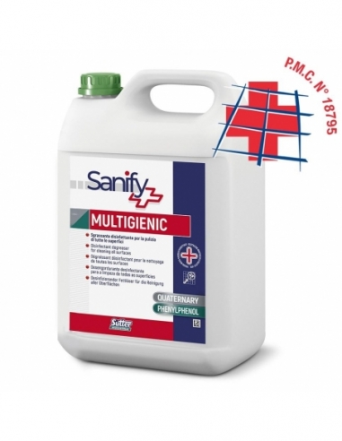 SGRASSANTE DISINFETTANTE | PMC tanica "sanify multigienic"