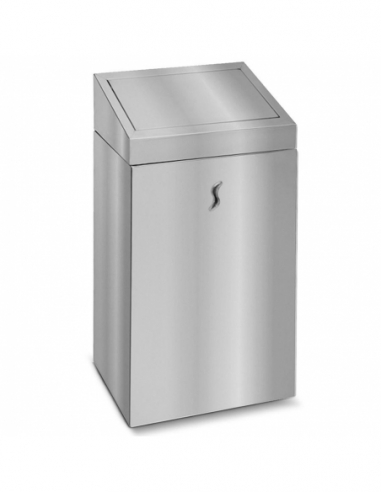 GETTACARTE LT 25 | inox lucido con coperchio