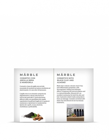 FOGLIETTO ILLUSTRATIVO | cosmetici linea Marble