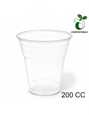 BICCHIERE 200 CC | ecologico trasparente