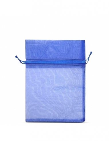 SACCHETTO ORGANZA | blu 13x18 cm