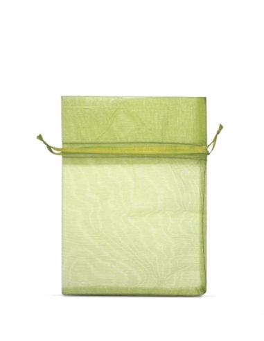 SACCHETTO ORGANZA | verde 13x18 cm