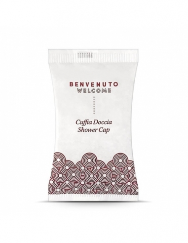 CUFFIA DOCCIA bustina carta BENVENUTO