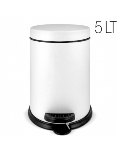 GETTACARTE BASIC LT 5 | metallo bianco a pedale 