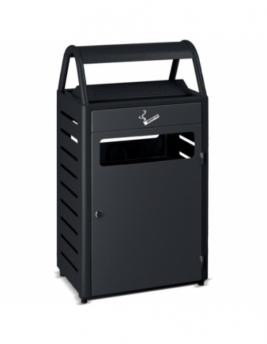 POSACENERE GETTACARTE 58 LT | grigio manganese