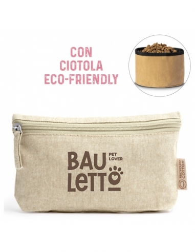 KIT CORTESIA BAU-LETTO POCHETTE accessori e ciotola