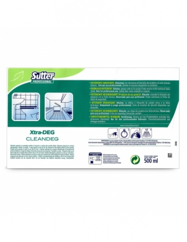 ETICHETTA SGRASSANTE | per flacone 500 ml