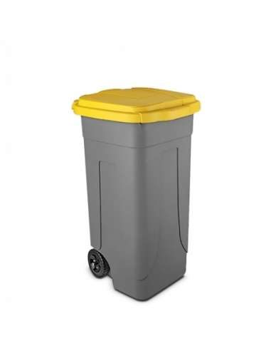 PATTUMIERA 80 LT | plastica riciclata gialla