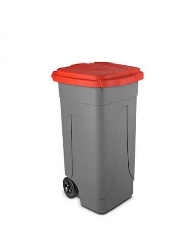 PATTUMIERA 80 LT | plastica riciclata rossa