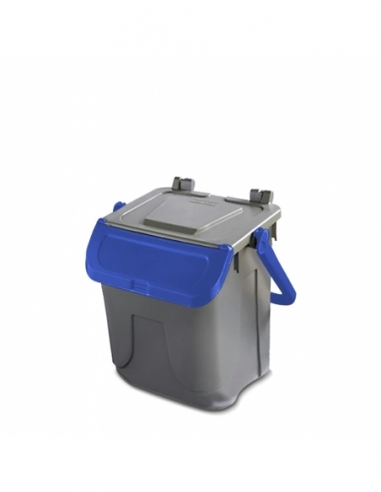PATTUMIERA 25 LT | contenitore impilabile blu