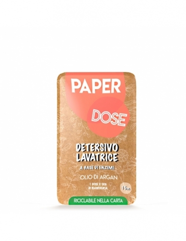 DETERSIVO LAVATRICE | in busta carta monodose