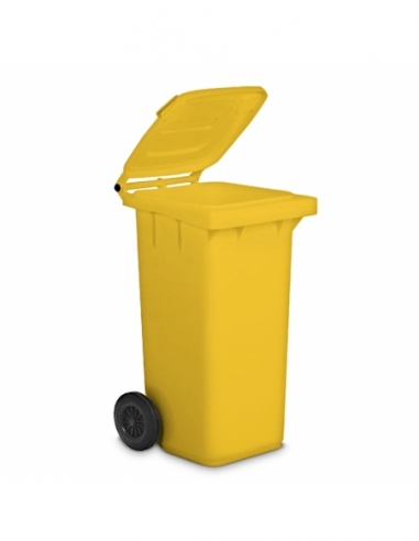 PATTUMIERA 120 LT | plastica riciclata gialla
