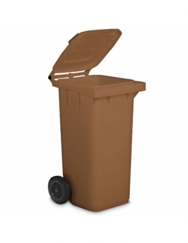 PATTUMIERA 240 LT | plastica riciclata marrone