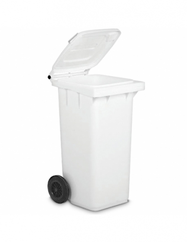 PATTUMIERA 240 LT | plastica riciclata bianca