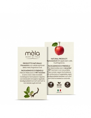 FOGLIETTO ILLUSTRATIVO | FLACONI ECO-FRIENDLY MELA