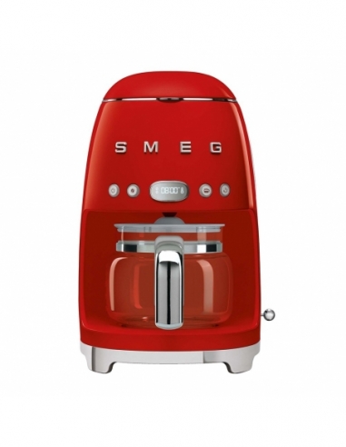 MACCHINA CAFFÈ SMEG | con filtro rosso lucido
