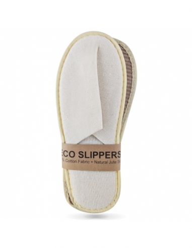 CIABATTA IRIS CHIUSA | tela di cotone beige