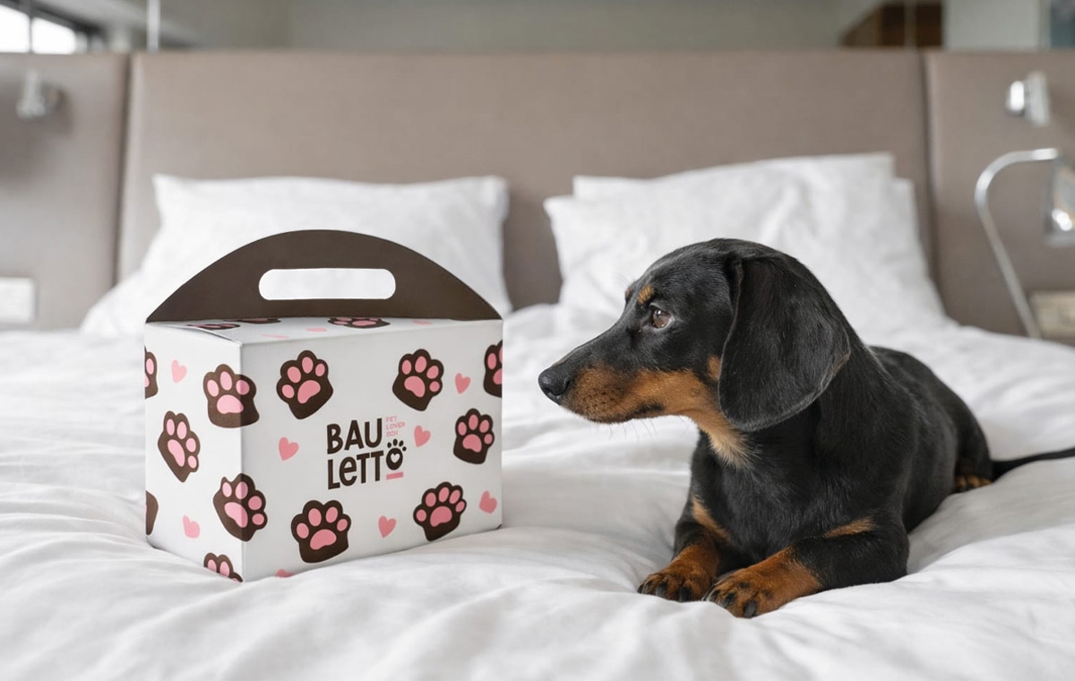 Bau-letto kit cortesia per pet friendly hotel