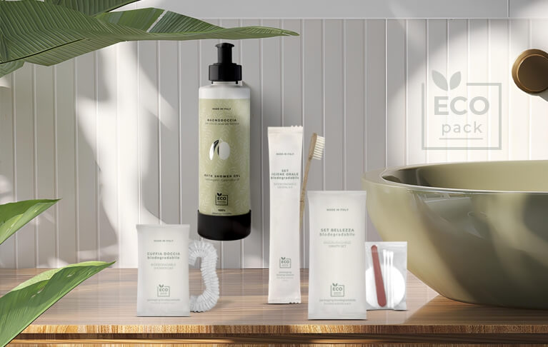 Set cortesia eco-friendly per hotel