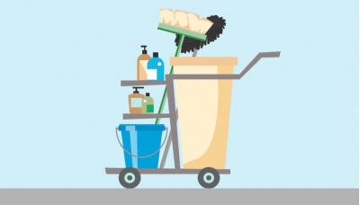 CARRELLO PULIZIE CON MOP O SPAZZOLA SPIDER?